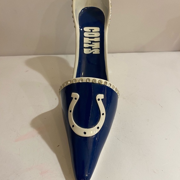 Ceramic Colts Team Shoe Wine Holder (KA) - Picture 10 of 14